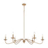Elk Wellsley ISLAND LIGHT in Burnished Brass Finish Model: 46799/6
