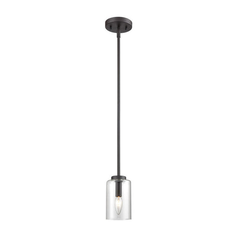 Elk West End 1 Light MINI PENDANT in Oil Rubbed Bronze Finish Model: CN240511