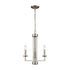 Elk West End 3 Light CHANDELIER in Brushed Nickel Finish Model: CN240322