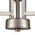 Elk West End 3 Light CHANDELIER in Brushed Nickel Finish Model: CN240322