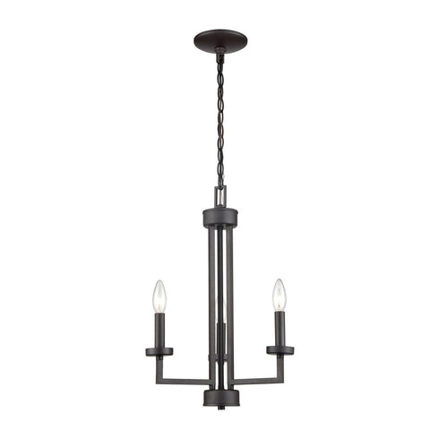 Elk West End 3 Light CHANDELIER in Oil Rubbed Bronze Finish Model: CN240321