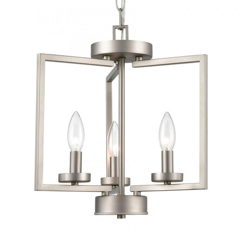 Elk West End SEMI FLUSH MOUNT in Brushed Nickel Finish Model: CN240382