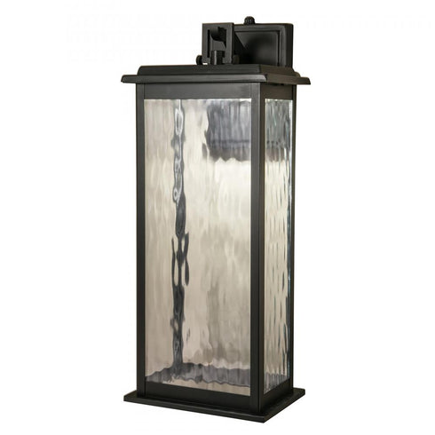 Elk Weymouth 17.75 Inch High Integrated LED Outdoor Sconce Gun Metal in Gunmetal Finish Model: 1071-GM-WG