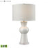 Elk White Ceramic TABLE LAMP in Gloss White Finish Model: D2618-LED