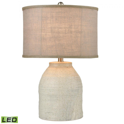 Elk White Harbor 22.5 Inch High 1 Light Table Lamp in Gray Includes LED Bulb Model: 77131-LED