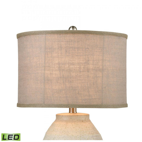 Elk White Harbor 22.5 Inch High 1 Light Table Lamp in Gray Includes LED Bulb Model: 77131-LED