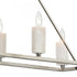 Elk White Stone ISLAND LIGHT in Polished Nickel Finish Model: 69348/8