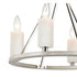 Elk White Stone SEMI FLUSH MOUNT in Polished Nickel Finish Model: 69345/4
