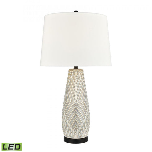 Elk Whitland 30 Inch High 1 Light Table Lamp Gray in Gray Glazed Finish Model: S0019-9491
