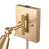 Elk Whitmire 10.25 Inch High 1 Light Plug I Hardwire Sconce in Brushed Gold Model: EC89231/1