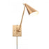 Elk Whitmire 10.5 Inch High 1 Light Plug I Hardwire Sconce in Brushed Gold Model: EC89230/1