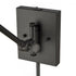 Elk Whitmire 10.5 Inch High 1 Light Plug I Hardwire Sconce in Matte Black Model: EC89220/1