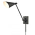 Elk Whitmire 10.5 Inch High 1 Light Plug I Hardwire Sconce in Matte Black Model: EC89220/1
