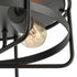 Elk Wickshire FLUSH MOUNT in Matte Black Finish Model: 46382/3