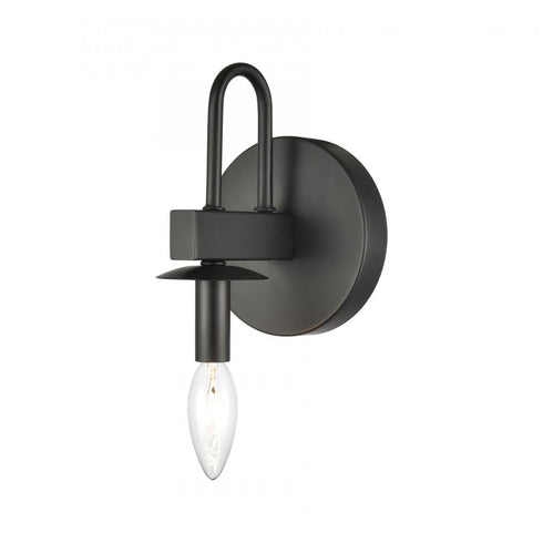 Elk Williamson VANITY LIGHT in Black Finish Model: 75073/1