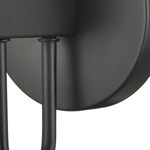 Elk Williamson VANITY LIGHT in Black Finish Model: 75073/1