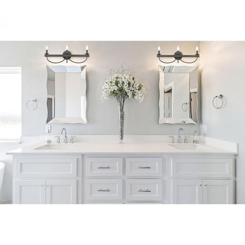Elk Williamson VANITY LIGHT in Black Finish Model: 75075/3