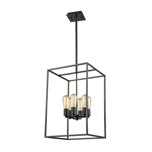 Elk Williamsport 6 Light CHANDELIER in Oil Rubbed Bronze Finish Model: CN15861