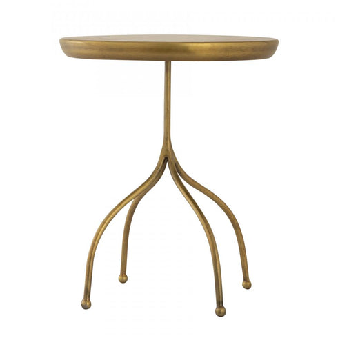 Elk Willow Accent Table in Antique Brass Finish Model: H0895-10513