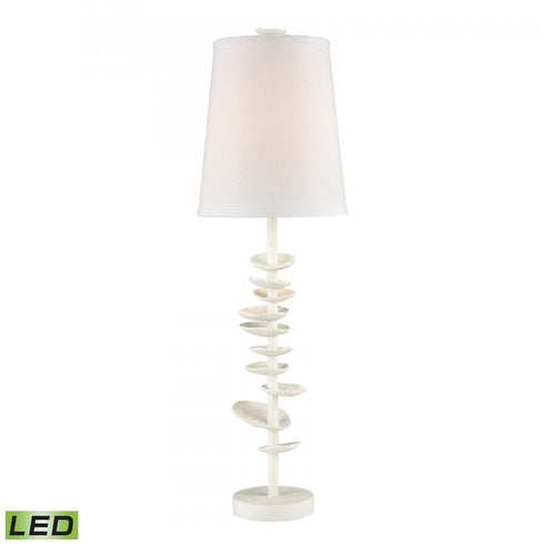 Elk Winona 33 Inch High 1 Light Table Lamp in Matte White Includes LED Bulb Model: D4699-LED