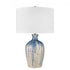 Elk Winship 26 Inch High 1 Light Table Lamp White in White Crackle Finish Model: H0019-9561