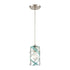 Elk Winter Wind MINI PENDANT in Satin Nickel Finish Model: 85341/1