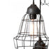 Elk Wire 5 Light Mini Pendant with Wire Cages in Five Shapes in Black Finish Model: 225031