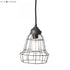 Elk Wire Barrel 1 Light Mini Pendant in Brown Finish Model: 225032