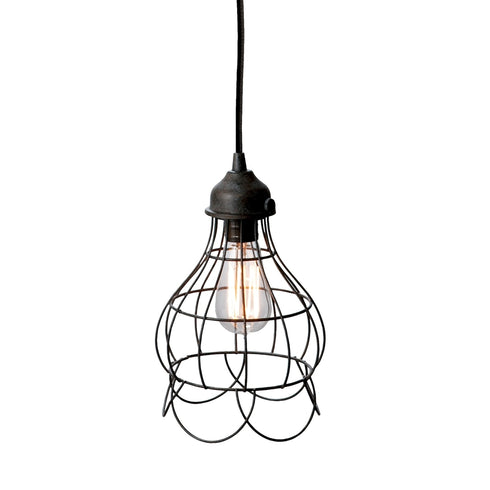 Elk Wire Rose 1 Light Mini Pendant Light in Rustic Carob in Oil Rubbed Bronze Finish Model: 225033