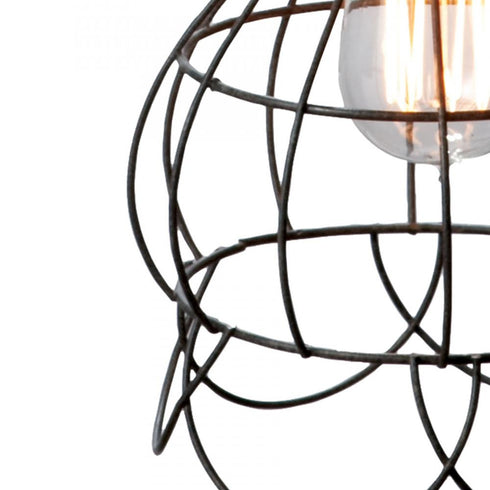 Elk Wire Rose 1 Light Mini Pendant Light in Rustic Carob in Oil Rubbed Bronze Finish Model: 225033