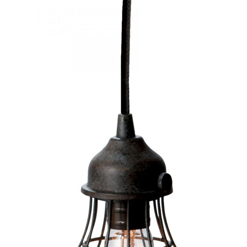 Elk Wire Rose 1 Light Mini Pendant Light in Rustic Carob in Oil Rubbed Bronze Finish Model: 225033