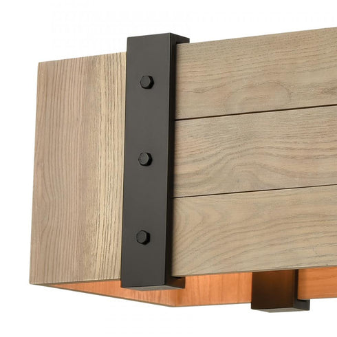 Elk WoodenCrate ISLAND LIGHT in Bronze Finish Model: 33386/5