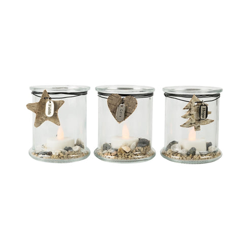 Elk Woodlyn Set of 3 Votives (2 pack) (2 pack) in Clear Finish Model: 395086