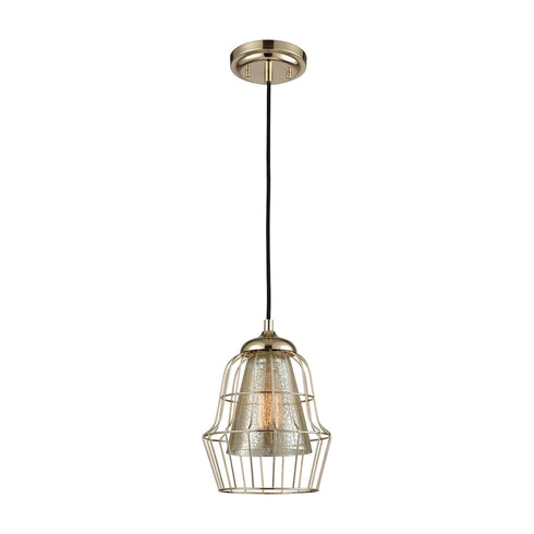 Elk Yardley 1 Light MINI PENDANT in Polished Gold Finish Model: 14266/1