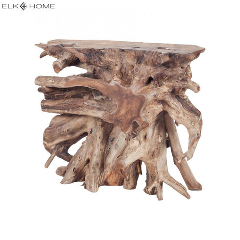 Elk Yava CONSOLE TABLE DESK in Natural Finish Model: 7011-006