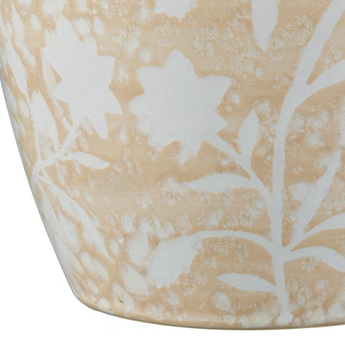 Elk Yvonne Jar Set of 2 in Cream Glazed Model: S0037-11351/S2