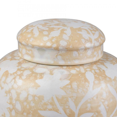 Elk Yvonne Jar Set of 2 in Cream Glazed Model: S0037-11351/S2