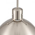 Elk Zayne 12 Inch Wide 1 Light Pendant in Brushed Nickel Model: EC89735/1