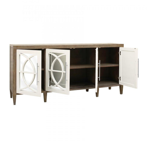 Elk Zoran CABINET CREDENZA in Weathered Mahogany Finish Model: 17564