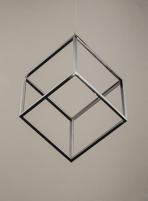 ET2 4 Square Single Pendant in Polished Chrome Finish Model: E30582-PC