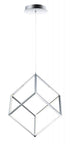 ET2 4 Square Single Pendant in Polished Chrome Finish Model: E30582-PC