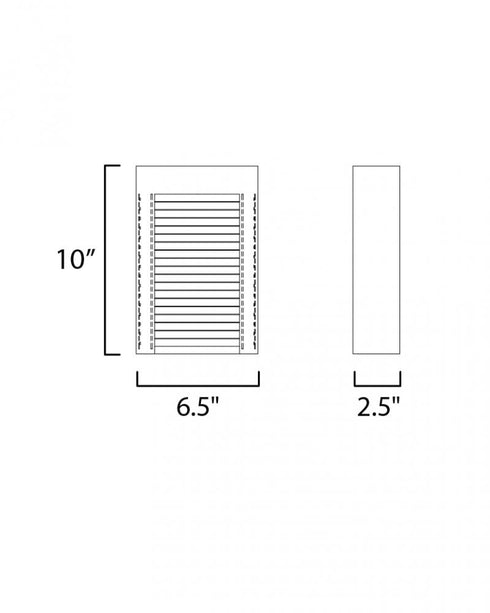 ET2 Alcove Outdoor Wall Mount Model: E30102-BKGLD