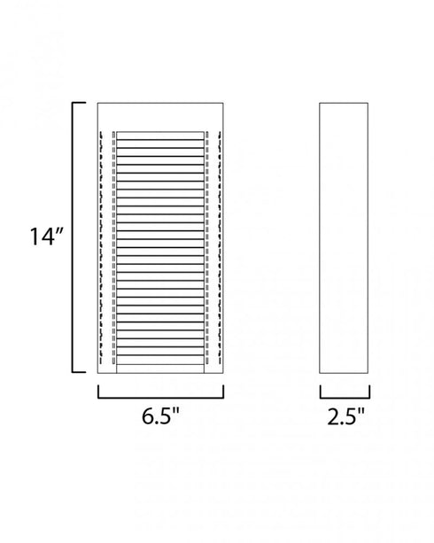 ET2 Alcove Outdoor Wall Mount Model: E30104-BKGLD