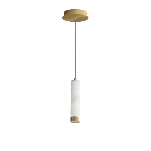 ET2 Aragon Mini Pendant in White Alabaster / Gold Finish Model: E11202-WAGLD