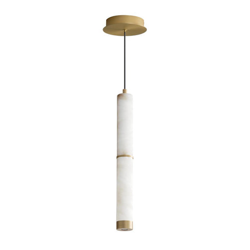 ET2 Aragon Mini Pendant in White Alabaster / Gold Finish Model: E11204-WAGLD