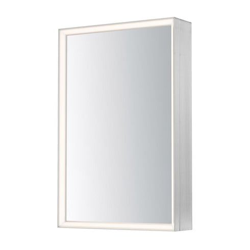 ET2 Bevel LED Mirror in Brushed Black Finish Model: E42065-BBK