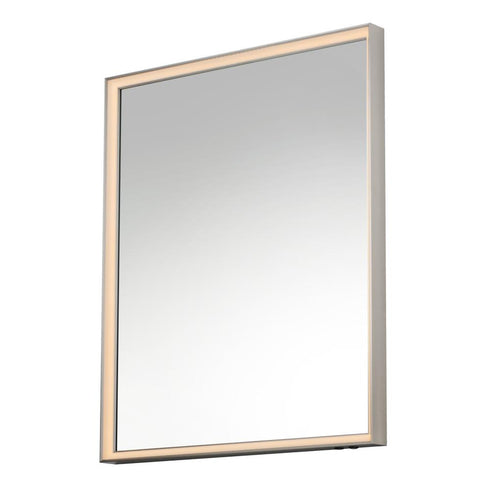 ET2 Bevel LED Mirror in Brushed Black Finish Model: E42062-BBK