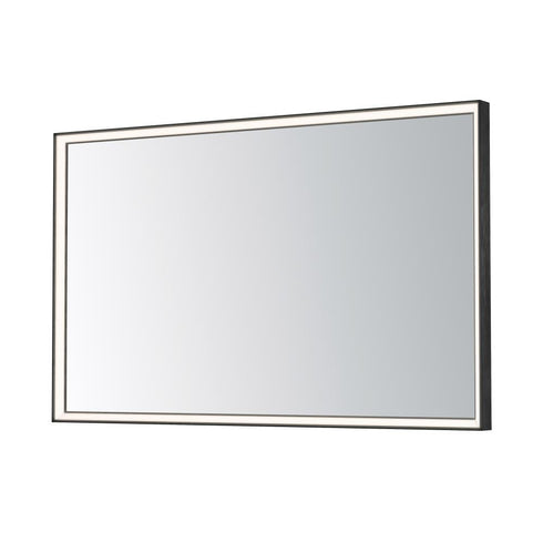 ET2 Bevel LED Mirror in Brushed Black Finish Model: E42063-BBK