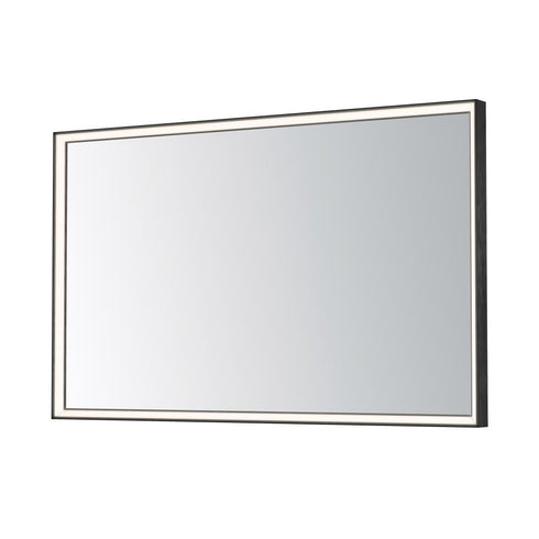 ET2 Bevel LED Mirror in Brushed Black Finish Model: E42063-BBK