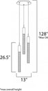 ET2 Big Fizz Multi Light Pendant Model: E22873-91PC
